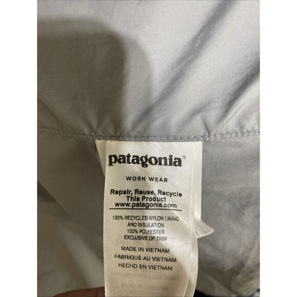 Patagonia Radalie Parka Puffer Jacket Grey Womens Size Small Puffy Long Coat - Picture 10 of 10